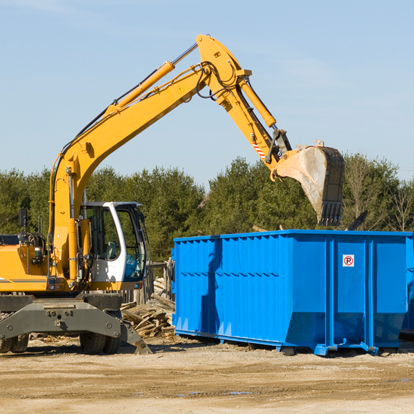 are there any restrictions on where a residential dumpster can be placed in Fauquier County Virginia